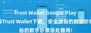 Trust Wallet Google Play商店 安卓版Trust Wallet下载，安全通俗的数字钞票惩处器用!